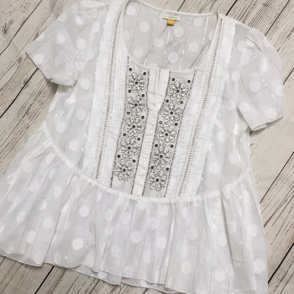 Leifsdottir Beaded Top
